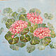 Rose geranium. Oil painting. Pictures. Siberian decor. My Livemaster. Фото №4