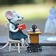 Little mouse Charlotte. Felted Toy. SvetlanaToys. Online shopping on My Livemaster.  Фото №2