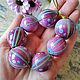 Выдувная бусина лэмпворк "OMG (фиолетовый/розовый)"". Бусины. Natalia Korolyuk lampwork beads. Ярмарка Мастеров.  Фото №5
