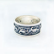 Украшения handmade. Livemaster - original item Ring: Silver ring beautiful birds of Paradise. Handmade.