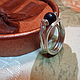 Ring with blue aventurine in 925 silver, Rings, Sergiev Posad,  Фото №1