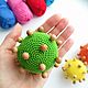 Tactile Ball Educational Toy-rattle Rainbow Balls. Teethers and rattles. Irina Shiryaeva. Ярмарка Мастеров.  Фото №5