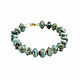 Turquoise bracelet, turquoise bracelet, natural turquoise bracelet, Bead bracelet, Moscow,  Фото №1