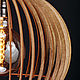 Деревянный светильник Сфера орех, люстра из дерева,  подвесной абажур. Потолочные и подвесные светильники. Деревянные светильники Woodshire (woodshire). Ярмарка Мастеров.  Фото №5