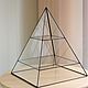 Glass display. Jewelry box. Glass pyramid. Box. Glass Flowers. Online shopping on My Livemaster.  Фото №2