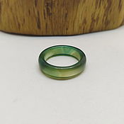 Украшения handmade. Livemaster - original item 17.25 r-r Ring Green Chalcedony (kzhh1725). Handmade.