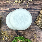 Косметика ручной работы handmade. Livemaster - original item Natural salt Wormwood soap. Handmade.