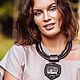 Leather necklace No. №3 'Winter is Coming'. Leather necklace. Necklace. okuznecova. Online shopping on My Livemaster.  Фото №2