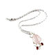 Order Quartz and garnet pendant on a chain, pink three-stone pendant. Irina Moro. Livemaster. . Pendant Фото №3