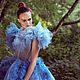 Синее фатиновое платье Flower. Платья. OLYA WHITE. Ярмарка Мастеров.  Фото №5