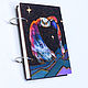 Order Copy of Copy of Sketchbook A6 wood cover "Lilys". EVAG. Livemaster. . Notebooks Фото №3