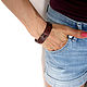 Women's Leather Cat's Paw Bracelet. Hard bracelet. Brave. Online shopping on My Livemaster.  Фото №2