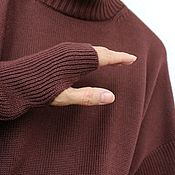 Классический кашемировый пуловер (женский, вязаный)