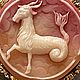 Винтаж: Capricorn. Козерог. Брошь-подвес. Артикул: ABhArtA4. Броши винтажные. Винтажная Америка. Ярмарка Мастеров.  Фото №5