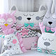Order Bumpers in the crib: Bumpers animals for cots. Miss Judy cotton (JuliaLepa). Livemaster. . Sides for crib Фото №3
