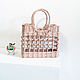 Order Women's wicker bag openwork beige brown basket. lmillame. Livemaster. . Classic Bag Фото №3