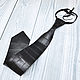 Men's tie made of genuine crocodile leather, in black!. Ties. SHOES&BAGS. My Livemaster. Фото №4