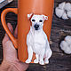 Order Jack Russell terrier mug. Portrait. artroombullibull. Livemaster. . Mugs and cups Фото №3