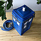 Заказать Тардис сумка из кожи полицейская будка Сумка TARDIS. KrukruStudio. Ярмарка Мастеров. . Классическая сумка Фото №3