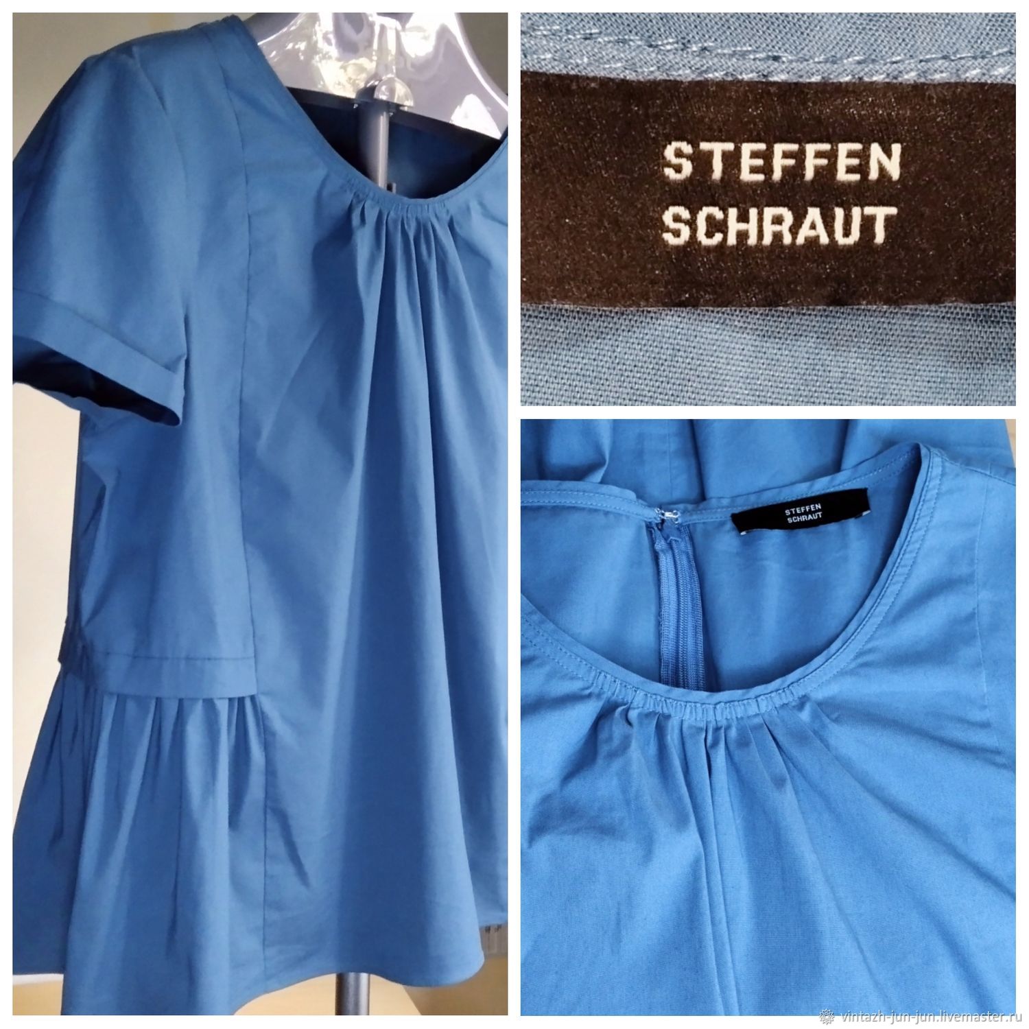 Блузка STEFFEN SCHRAUT (Германия), хлопок 60%. Новая! Люкс! Р. 50-52 ...