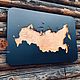 Map of Russia with illumination M. Photo frames. egevica32. Online shopping on My Livemaster.  Фото №2