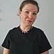 Колье - гранат, розовый кварц. Колье. Александра. Интернет-магазин Ярмарка Мастеров.  Фото №2