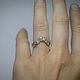 Delicate white gold twig ring with ruby. Rings. Unusual Gemstone Jewelry. My Livemaster. Фото №4