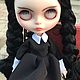 Кукла Blythe Уэнсдей кастом. Кукла Кастом. Tata Blythe. Ярмарка Мастеров.  Фото №4