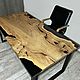 Заказать Стол черный в кабинет руководителя. HOLY•WOOD - мебель из массива. Ярмарка Мастеров. . Столы Фото №3