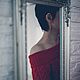Заказать Вязаное длинное платье "Lady in Red". Оксана Владарская. Ярмарка Мастеров. . Платья Фото №3