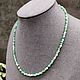 Women's beads made of natural stones green corundum. Beads2. naturalkavni. My Livemaster. Фото №5