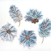 Материалы для творчества handmade. Livemaster - original item Application: Handmade set of Flowers and feathers. Handmade.
