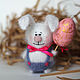 Easter Bunny, knitted toy with decorative egg. Stuffed Toys. milota-ot-dushi (milota-ot-dushi). Online shopping on My Livemaster.  Фото №2