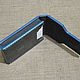 Order Kent-nano cigarette case, leather case for cigarette packs. blue-black. Joshkin Kot. Livemaster. . Cigarette cases Фото №3