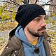 Шапка бини обьемная вязаная handmade. Шапки. HitsKnitsOlga Вязанные Хиты Ольги. Интернет-магазин Ярмарка Мастеров.  Фото №2
