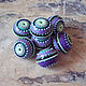 Полая бусина лэмпворк "Purple dream". Бусины. Natalia Korolyuk lampwork beads. Интернет-магазин Ярмарка Мастеров.  Фото №2