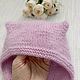 Котошапка детская. Шапки. Olchik_knit. Интернет-магазин Ярмарка Мастеров.  Фото №2