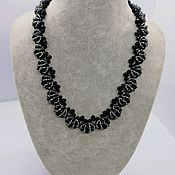 Украшения handmade. Livemaster - original item Necklace Snake black. Handmade.