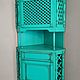 cabinets: Corner sideboard Turquoise with patina. Cabinets. Joinery in Altai. Online shopping on My Livemaster.  Фото №2