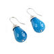 Earrings with blue agate, blue agate earrings, drop earrings. Earrings. Irina Moro. My Livemaster. Фото №5