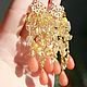 Cascade earrings - citrine, jadeite, 14K gold. Earrings. Татьяна Петренкофф (Elegance&Style). My Livemaster. Фото №6