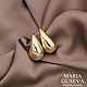 Заказать Серьги позолоченные капли medium bottega exclusive collection. MARIA GUSEVA Fashion Jewelry. Ярмарка Мастеров. . Серьги классические Фото №3