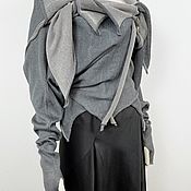 М_009 Платье-сарафан, лиф на резинке, цвет бело-зеленый с черным