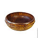 Wooden plate-candy bowl made of elm wood. T44. Plates. ART OF SIBERIA. My Livemaster. Фото №5