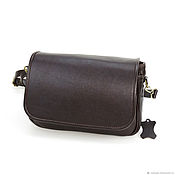 Сумки и аксессуары handmade. Livemaster - original item Shoulder bag: brown women`s leather Bella with flap. Handmade.