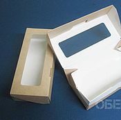 Коробка 12х12х3 см с прозрачной крышкой