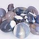 Agate, chalcedony spotted, 41- 60 mm (gray with white spots) Brazil. Cabochons. Stones of the World. My Livemaster. Фото №5