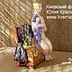 Фарфоровая статуэтка ` Бабушкин сундук`. Скульптор Щербина В.И. Авторская роспись Ю.Красной.
Киевский фарфор.
Ручная авторская роспись