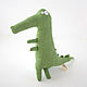 Toy Crocodile. Stuffed Toys. sweet-crafts. Online shopping on My Livemaster.  Фото №2