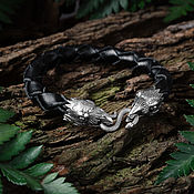 Украшения handmade. Livemaster - original item Sterling silver raven bracelet. Handmade.